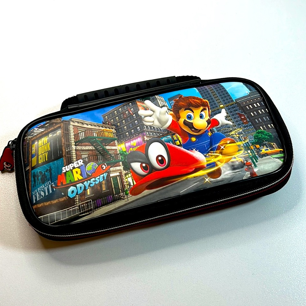 NINTENDO Super Mario Switch Black Travel Case